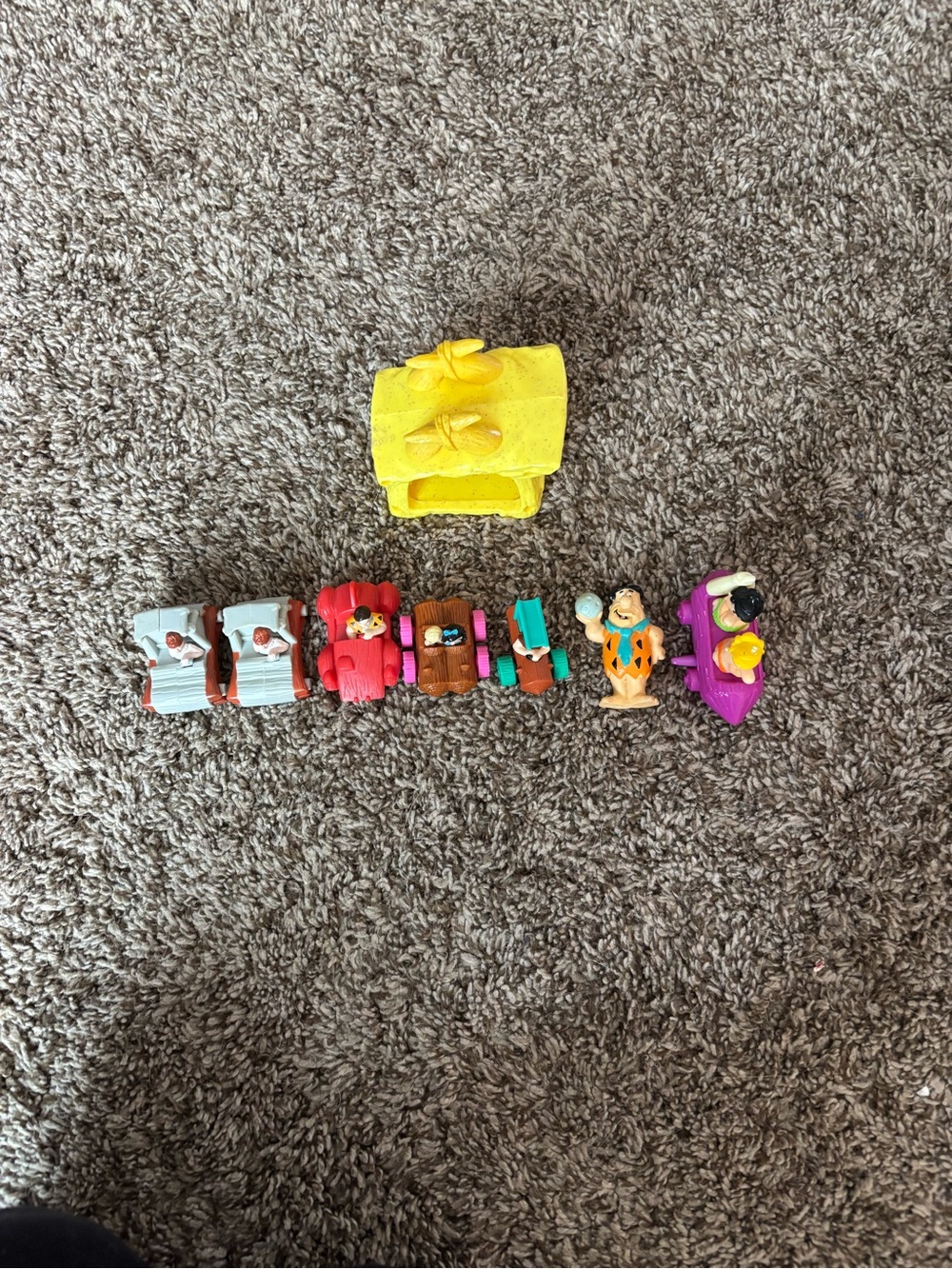 Vintage Flintstones Mini Figure Set with McDonald’s